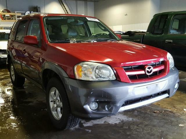 4F2CZ96155KM22316 - 2005 MAZDA TRIBUTE S MAROON photo 1