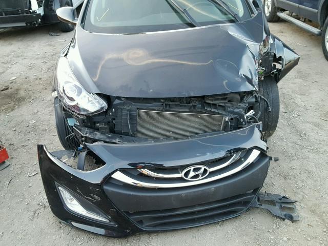 KMHD35LE7DU066259 - 2013 HYUNDAI ELANTRA GT BLACK photo 7