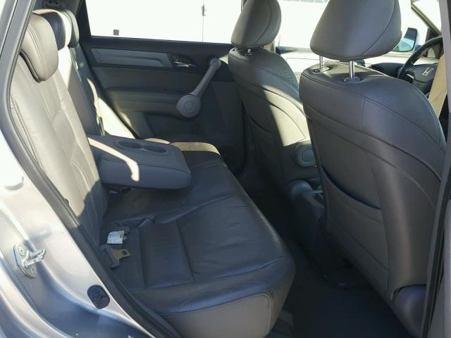 JHLRE38767C083327 - 2007 HONDA CR-V EXL SILVER photo 6