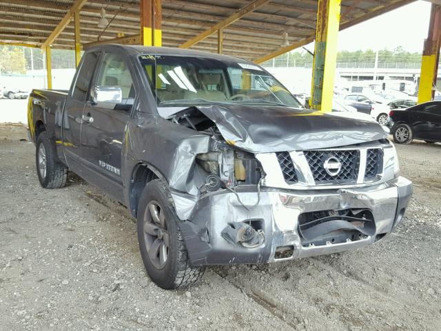 1N6BA06AX8N346249 - 2008 NISSAN TITAN XE GRAY photo 1