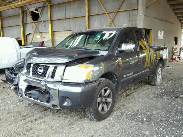 1N6BA06AX8N346249 - 2008 NISSAN TITAN XE GRAY photo 2