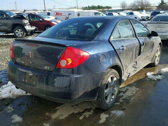 1G2ZH57N194171719 - 2009 PONTIAC G6 GT BLUE photo 4