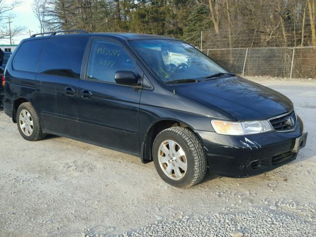 5FNRL18033B044170 - 2003 HONDA ODYSSEY EX BLACK photo 1