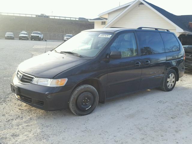 5FNRL18033B044170 - 2003 HONDA ODYSSEY EX BLACK photo 2