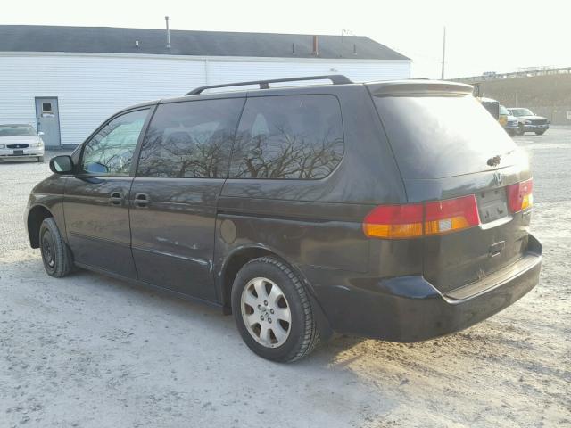 5FNRL18033B044170 - 2003 HONDA ODYSSEY EX BLACK photo 3