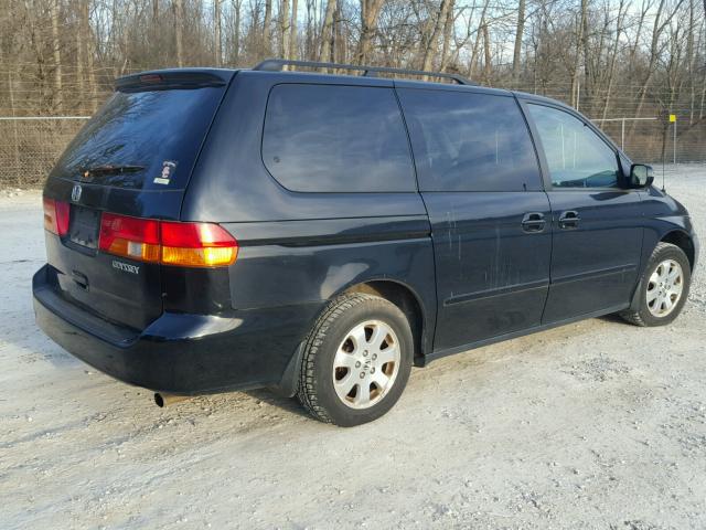 5FNRL18033B044170 - 2003 HONDA ODYSSEY EX BLACK photo 4