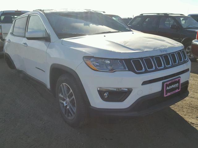 3C4NJDBB1JT134979 - 2018 JEEP COMPASS LA WHITE photo 1