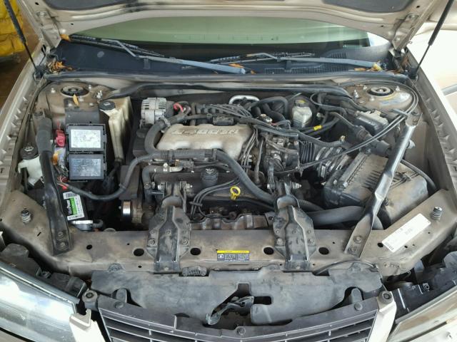 2G1WF55E629322511 - 2002 CHEVROLET IMPALA BEIGE photo 7