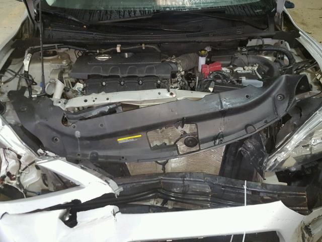 3N1AB7APXDL756501 - 2013 NISSAN SENTRA S SILVER photo 7