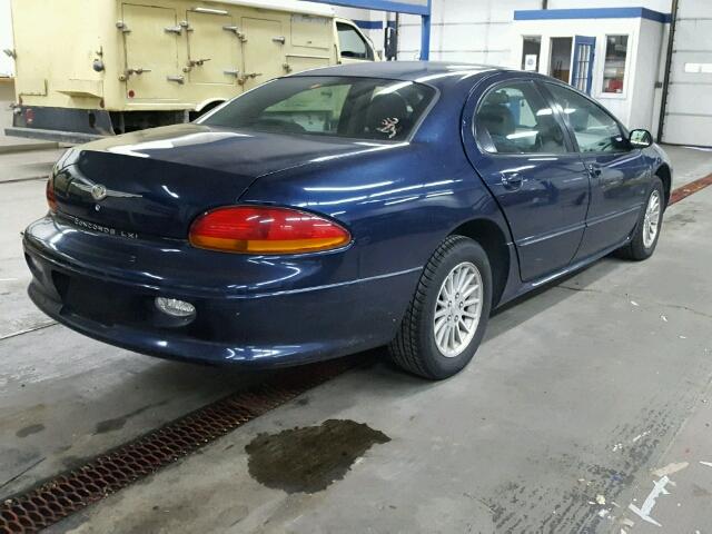 2C3HD36M04H660189 - 2004 CHRYSLER CONCORDE L BLUE photo 4