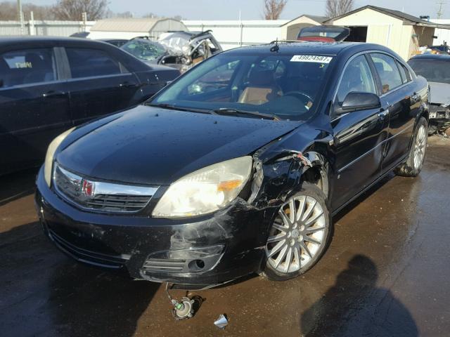 1G8ZV57787F149119 - 2007 SATURN AURA XR BLACK photo 2