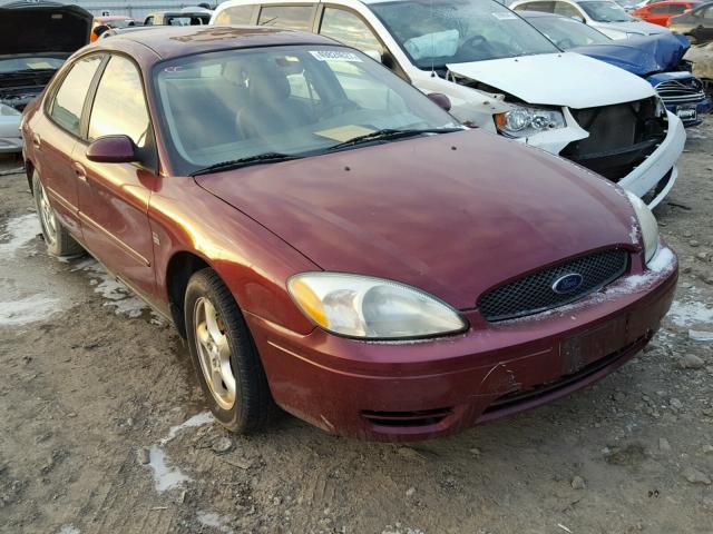 1FAFP55S24G135030 - 2004 FORD TAURUS SES MAROON photo 1