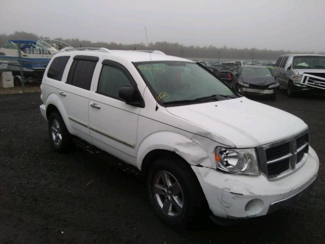 1D8HB58N98F123185 - 2008 DODGE DURANGO LI WHITE photo 1