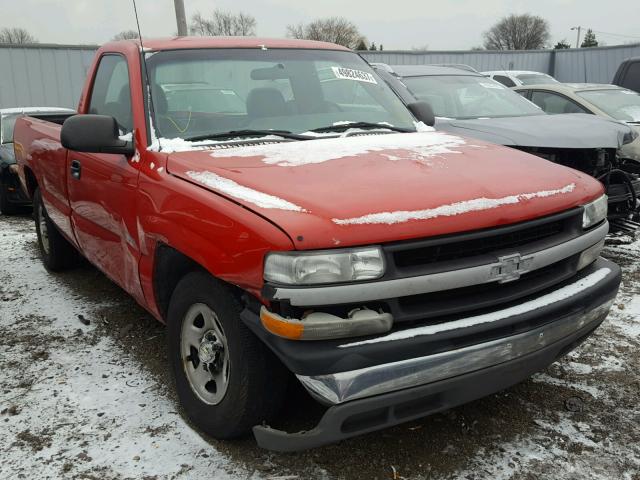 1GCEC14V81Z331611 - 2001 CHEVROLET SILVERADO RED photo 1