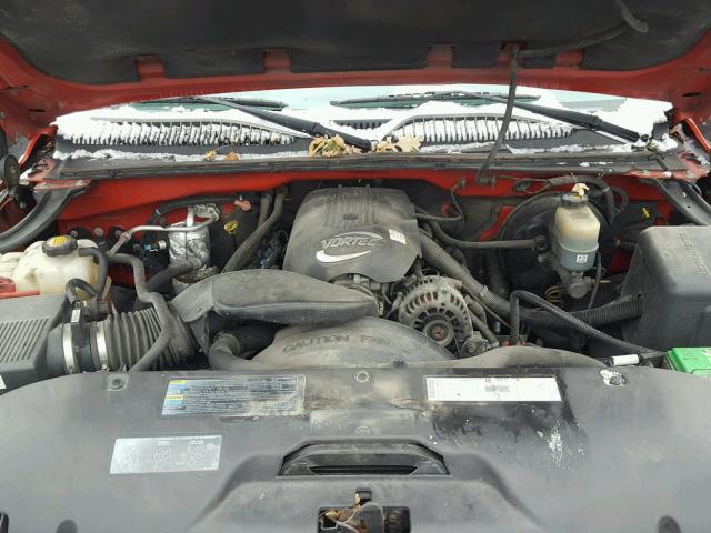 1GCEC14V81Z331611 - 2001 CHEVROLET SILVERADO RED photo 7