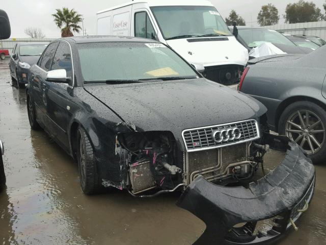 WAUPL68E15A011631 - 2005 AUDI S4 BLACK photo 1