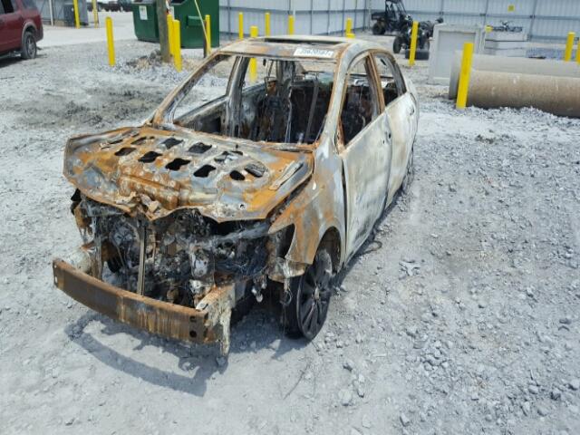 1NXBU4EE0AZ176206 - 2010 TOYOTA COROLLA BA BURN photo 2