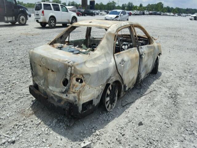 1NXBU4EE0AZ176206 - 2010 TOYOTA COROLLA BA BURN photo 4