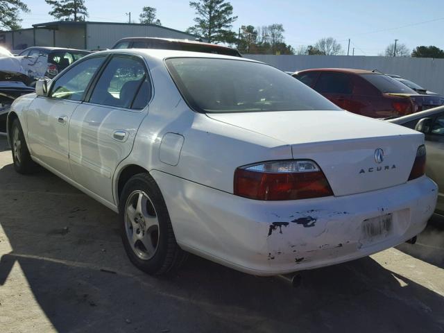 19UUA56662A004334 - 2002 ACURA 3.2TL WHITE photo 3