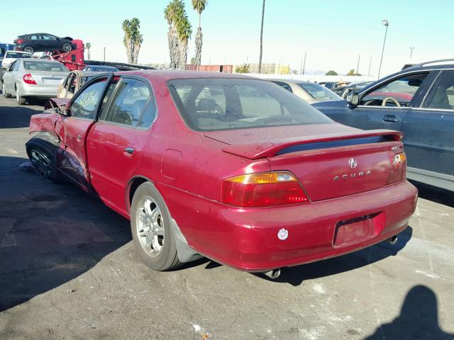 19UUA5662YA040028 - 2000 ACURA 3.2TL BURGUNDY photo 3