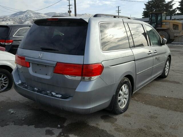 5FNRL384X8B027176 - 2008 HONDA ODYSSEY EX BLUE photo 4