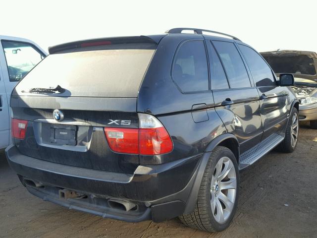 5UXFA93526LE84698 - 2006 BMW X5 4.8IS BLACK photo 4