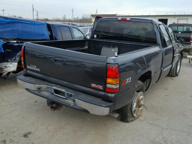 2GTEK19T441161612 - 2004 GMC NEW SIERRA BLACK photo 4