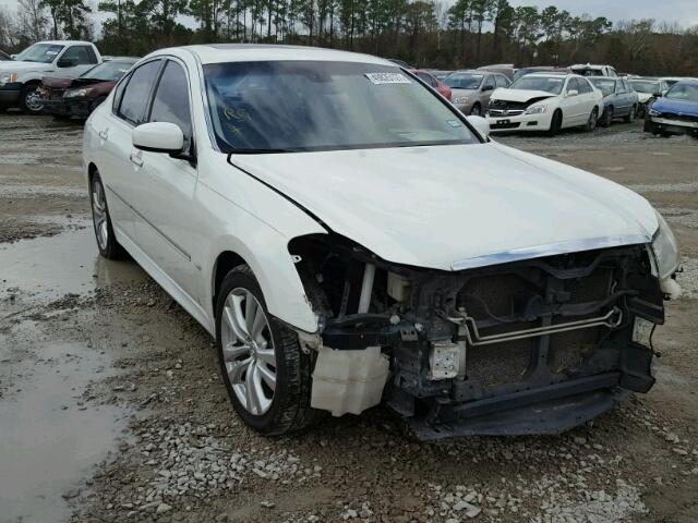 JNKBY01E78M500509 - 2008 INFINITI M45 BASE WHITE photo 1