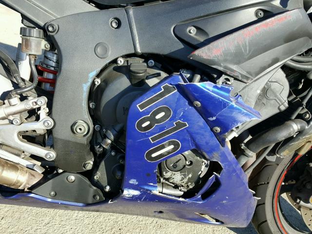 JYARJ06Y05A004225 - 2005 YAMAHA YZFR6 L BLUE photo 9