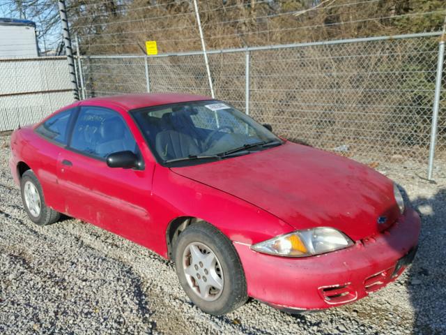 1G1JC124727433710 - 2002 CHEVROLET CAVALIER RED photo 1