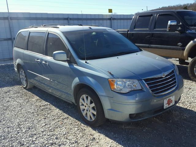 2A8HR54P68R651687 - 2008 CHRYSLER TOWN & COU BLUE photo 1