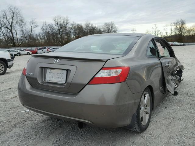 2HGFG12807H516669 - 2007 HONDA CIVIC EX GRAY photo 4