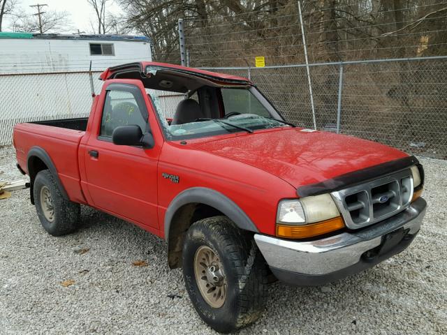 1FTYR11V8XTA22510 - 1999 FORD RANGER RED photo 1