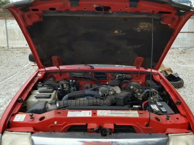 1FTYR11V8XTA22510 - 1999 FORD RANGER RED photo 7