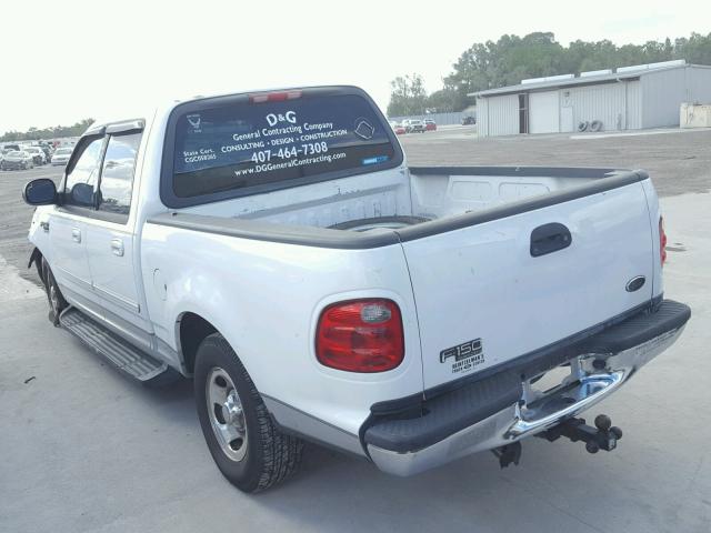 1FTRW07613KC38805 - 2003 FORD F150 SUPER WHITE photo 3