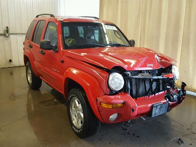 1J4GL58K42W184765 - 2002 JEEP LIBERTY LI RED photo 1