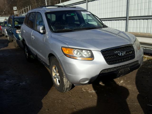 5NMSG13D87H051586 - 2007 HYUNDAI SANTA FE G SILVER photo 1