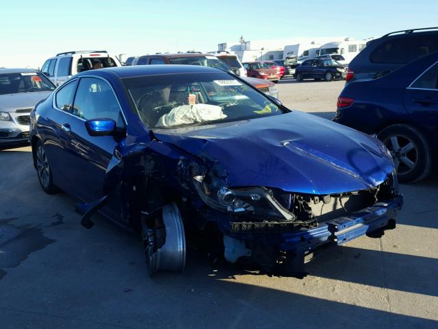 1HGCT1B3XDA012336 - 2013 HONDA ACCORD LX- BLUE photo 1