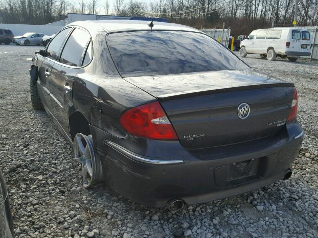 2G4WN58C281152400 - 2008 BUICK LACROSSE S BROWN photo 3