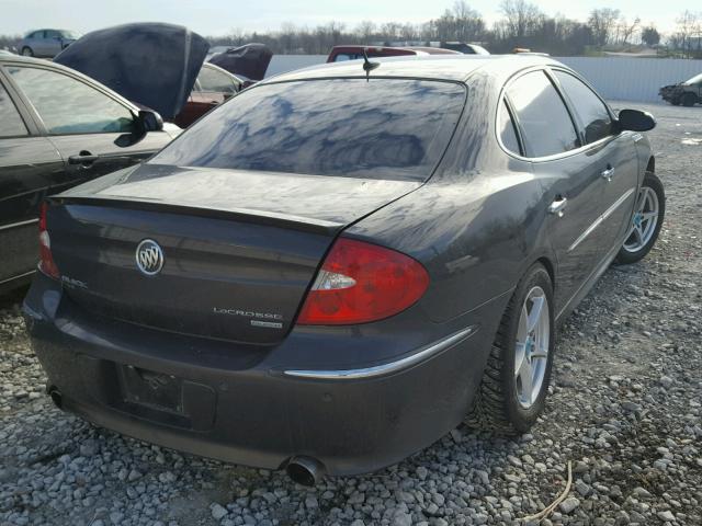 2G4WN58C281152400 - 2008 BUICK LACROSSE S BROWN photo 4