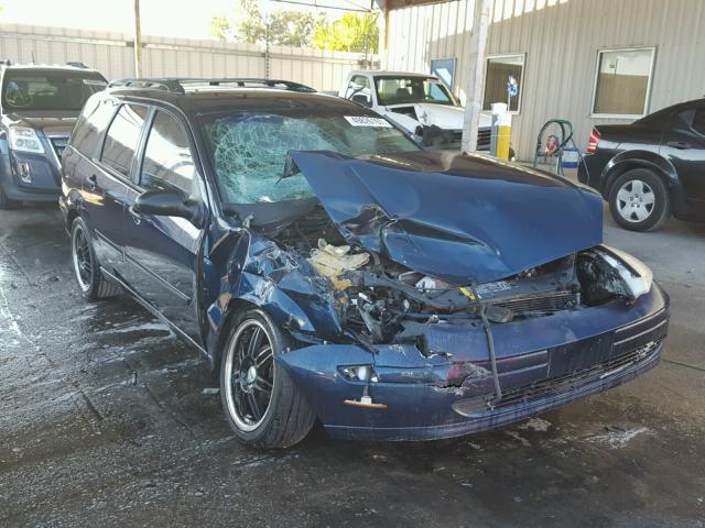 1FAHP36331W205298 - 2001 FORD FOCUS SE BLUE photo 1