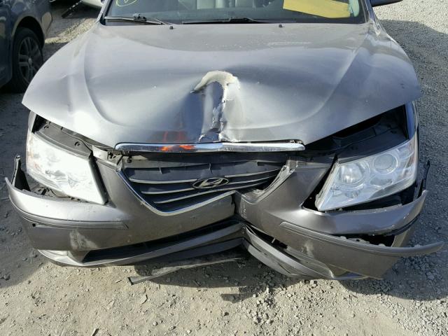 5NPET46C99H423276 - 2009 HYUNDAI SONATA GLS GRAY photo 9