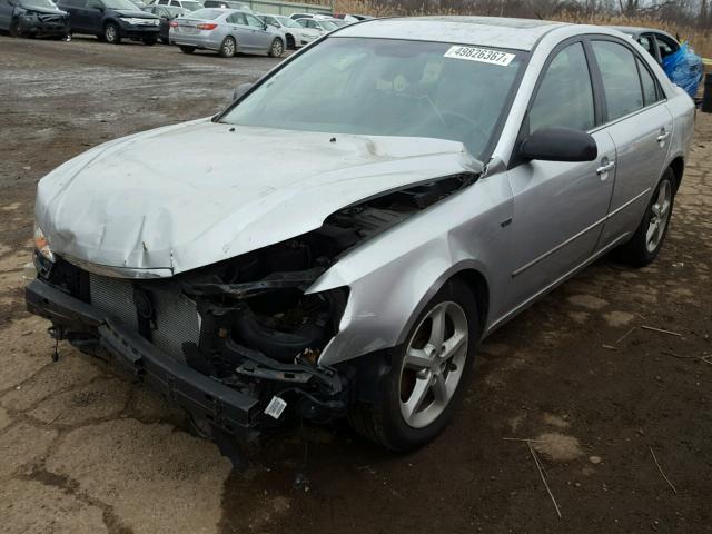 5NPEU46F17H270851 - 2007 HYUNDAI SONATA SE SILVER photo 2