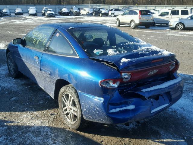 1G1JC12F747119575 - 2004 CHEVROLET CAVALIER BLUE photo 3