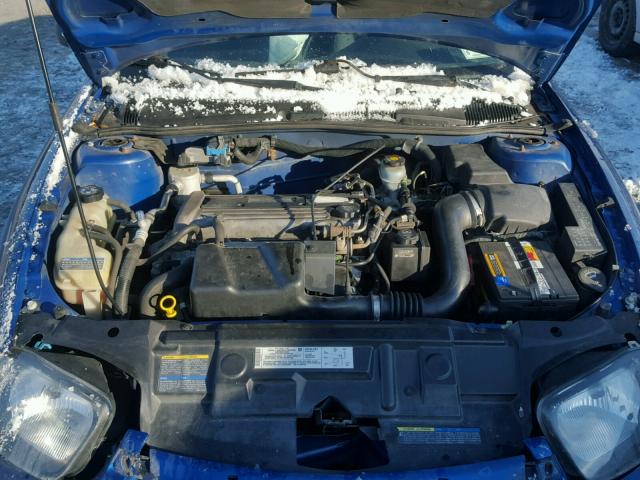 1G1JC12F747119575 - 2004 CHEVROLET CAVALIER BLUE photo 7