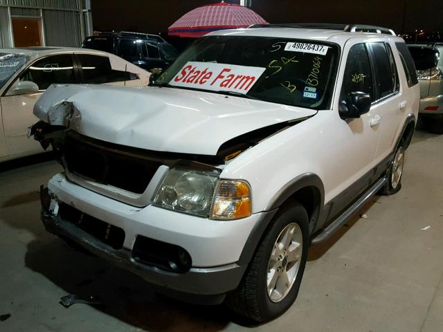 1FMZU63K33UB11193 - 2003 FORD EXPLORER X WHITE photo 2