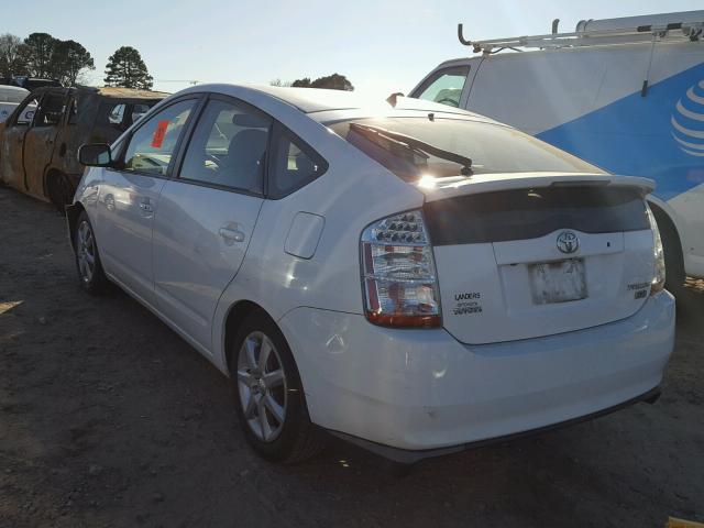 JTDKB20U683418221 - 2008 TOYOTA PRIUS WHITE photo 3