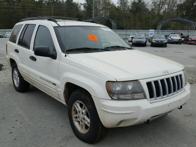 1J8GW48NX4C166978 - 2004 JEEP GRAND CHER WHITE photo 1