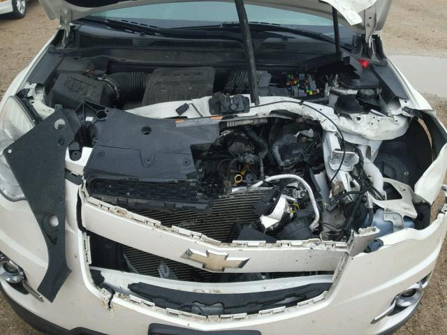 1GNALPEK8DZ120264 - 2013 CHEVROLET EQUINOX LT WHITE photo 7