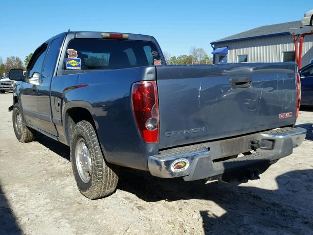 1GTCS196668265536 - 2006 GMC CANYON BLUE photo 3